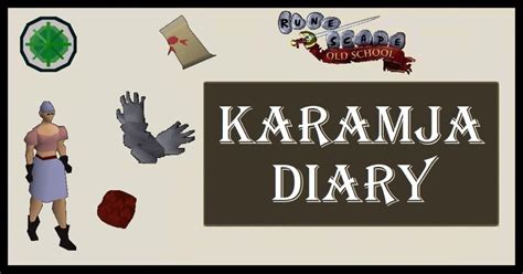 karamja diary osrs|osrs karamja diary medium.